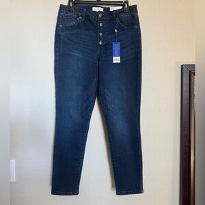 NWT POPSUGAR High Rise Skinny leg Indigo Blue Jeans Size 12/27” long